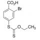 2-Bromo-4-(ethoxycarbonylthio)-4-thiobenzoic Acid (CAS 1076199-58-0) - chemical structure image