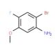 2-Bromo-4-fluoro-5-methoxyaniline (CAS 420786-92-1) - chemical structure image
