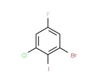 2-Bromo-4-fluoro-6-chloroiodobenzene - chemical structure image