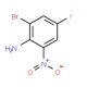 2-Bromo-4-fluoro-6-nitroaniline (CAS 10472-88-5) - chemical structure image