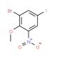 2-Bromo-4-fluoro-6-nitroanisole (CAS 179897-92-8) - chemical structure image