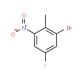 2-Bromo-4-fluoro-6-nitrotoluene (CAS 502496-33-5) - chemical structure image