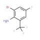 2-Bromo-4-fluoro-6-(trifluoromethyl)aniline (CAS 875664-27-0) - chemical structure image