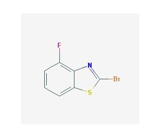 2-Bromo-4-fluoro-benzothiazole (CAS 887580-83-8) - chemical structure image
