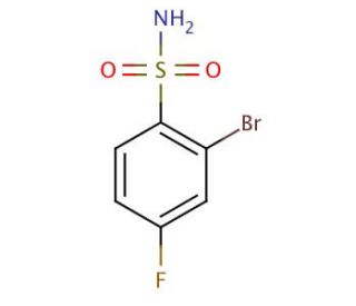 2-Bromo-4-fluorobenzenesulfonamide (CAS 351003-60-6) - chemical structure image