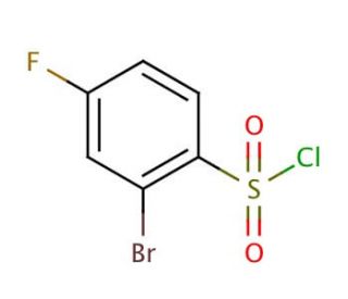 2-Bromo-4-fluorobenzenesulfonyl chloride (CAS 351003-45-7) - chemical structure image
