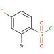 2-Bromo-4-fluorobenzenesulfonyl chloride (CAS 351003-45-7) - chemical structure image