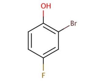 2-Bromo-4-fluorophenol (CAS 496-69-5) - chemical structure image