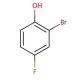 2-Bromo-4-fluorophenol (CAS 496-69-5) - chemical structure image