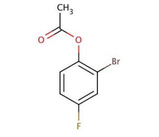 2-Bromo-4-fluorophenyl acetate (CAS 480439-44-9) - chemical structure image