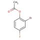 2-Bromo-4-fluorophenyl acetate (CAS 480439-44-9) - chemical structure image