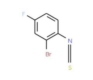 2-Bromo-4-fluorophenyl isothiocyanate, tech. (CAS 175205-35-3) - chemical structure image