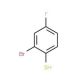 2-Bromo-4-fluorothiophenol (CAS 773853-92-2) - chemical structure image