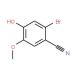 2-Bromo-4-hydroxy-5-methoxy-benzonitrile - chemical structure image