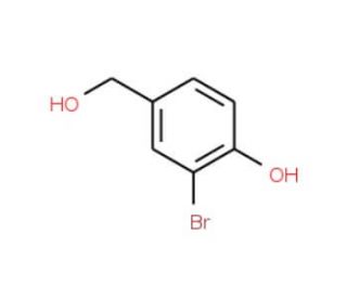 2-Bromo-4-(hydroxymethyl)phenol (CAS 29922-56-3) - chemical structure image