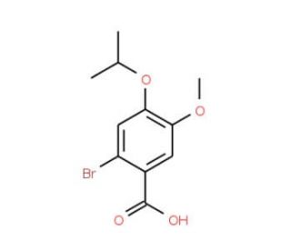 2-Bromo-4-isopropoxy-5-methoxybenzoic acid - chemical structure image