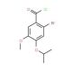 2-bromo-4-isopropoxy-5-methoxybenzoyl chloride - chemical structure image
