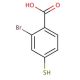 2-Bromo-4-mercaptobenzoic Acid (CAS 7041-50-1) - chemical structure image
