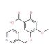 2-bromo-4-methoxy-5-(pyridin-3-ylmethoxy)benzoic acid - chemical structure image