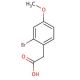 2-Bromo-4-methoxyphenylacetic acid (CAS 66916-99-2) - chemical structure image