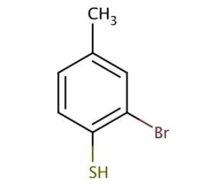 2-Bromo-4-methyl-benzothiol (CAS 14395-53-0) - chemical structure image