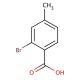 2-Bromo-4-methylbenzoic acid (CAS 7697-27-0) - chemical structure image