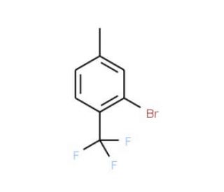 2-Bromo-4-methylbenzotrifluoride - chemical structure image
