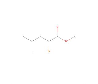 2-Bromo-4-methylpentanoic Acid Methyl Ester (CAS 61837-46-5) - chemical structure image