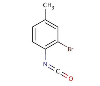 2-Bromo-4-methylphenyl isocyanate (CAS 71189-13-4) - chemical structure image