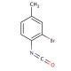 2-Bromo-4-methylphenyl isocyanate (CAS 71189-13-4) - chemical structure image
