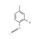 2-Bromo-4-methylphenyl isothiocyanate (CAS 19241-39-5) - chemical structure image