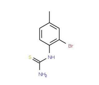 2-Bromo-4-methylphenylthiourea (CAS 66644-79-9) - chemical structure image