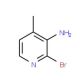 2-Bromo-4-methylpyridin-3-amine (CAS 126325-50-6) - chemical structure image