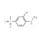 [2-Bromo-4-(methylsulfonyl)phenyl]hydrazine (CAS 849035-73-0) - chemical structure image