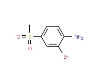 2-Bromo-4-methylsulfonylaniline - chemical structure image