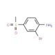 2-Bromo-4-methylsulfonylaniline - chemical structure image