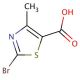 2-Bromo-4-methylthiazole-5-carboxylic acid (CAS 40003-41-6) - chemical structure image