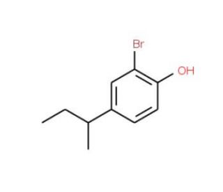 2-Bromo-4-(sec-butyl)phenol (CAS 63762-55-0) - chemical structure image