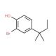 2-Bromo-4-(tert-pentyl)phenol (CAS 18966-64-8) - chemical structure image