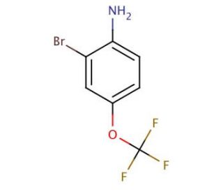 2-Bromo-4-(trifluoromethoxy)aniline (CAS 175278-17-8) - chemical structure image
