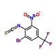 2-Bromo-4-trifluoromethyl-6-nitrophenylisothio-cyanate - chemical structure image