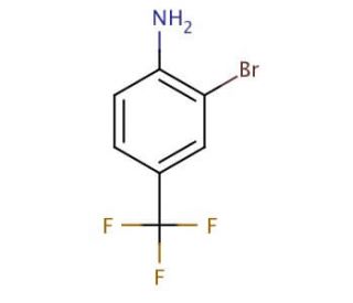 2-Bromo-4-(trifluoromethyl)aniline (CAS 57946-63-1) - chemical structure image