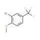 2-Bromo-4-(trifluoromethyl)anisole - chemical structure image