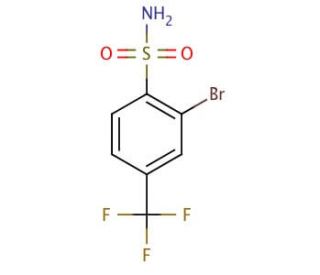 2-Bromo-4-(trifluoromethyl)benzenesulfonamide (CAS 351003-63-9) - chemical structure image
