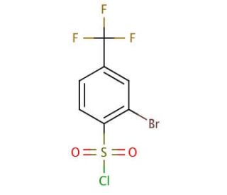 2-Bromo-4-(trifluoromethyl)benzenesulfonyl chloride (CAS 54403-98-4) - chemical structure image