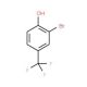 2-Bromo-4-(trifluoromethyl)phenol (CAS 81107-97-3) - chemical structure image