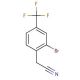 2-Bromo-4-(trifluoromethyl)phenylacetonitrile (CAS 474024-36-7) - chemical structure image