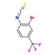 2-Bromo-4-trifluoromethylphenylisothiocyanate (CAS 688763-22-6) - chemical structure image