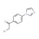 2-Bromo-4'-(imidazol-1-yl)acetophenone 的分子结构, CAS编号: 110668-69-4 2-Bromo-4′-(imidazol-1-yl)acetophenone (CAS 110668-69-4) - chemical structure image