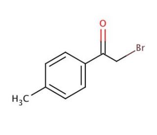 2-Bromo-4&prime;-methylacetophenone (CAS 619-41-0) - chemical structure image